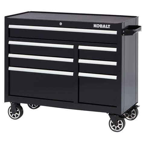 kobalt 34.5-in x 41-in 7-drawer ball-bearing steel tool cabinet|Kobalt 1000 Series 41.